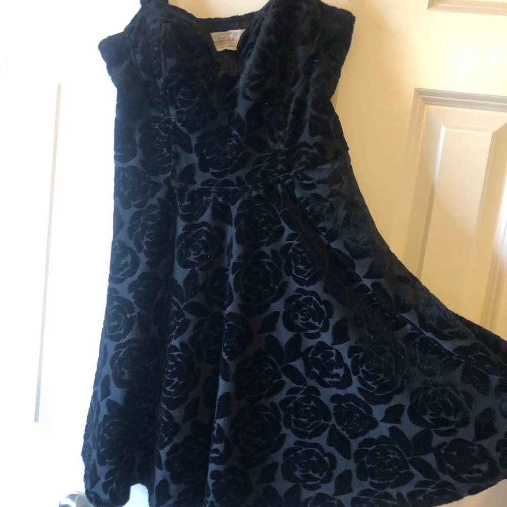 Black Rosette Dress